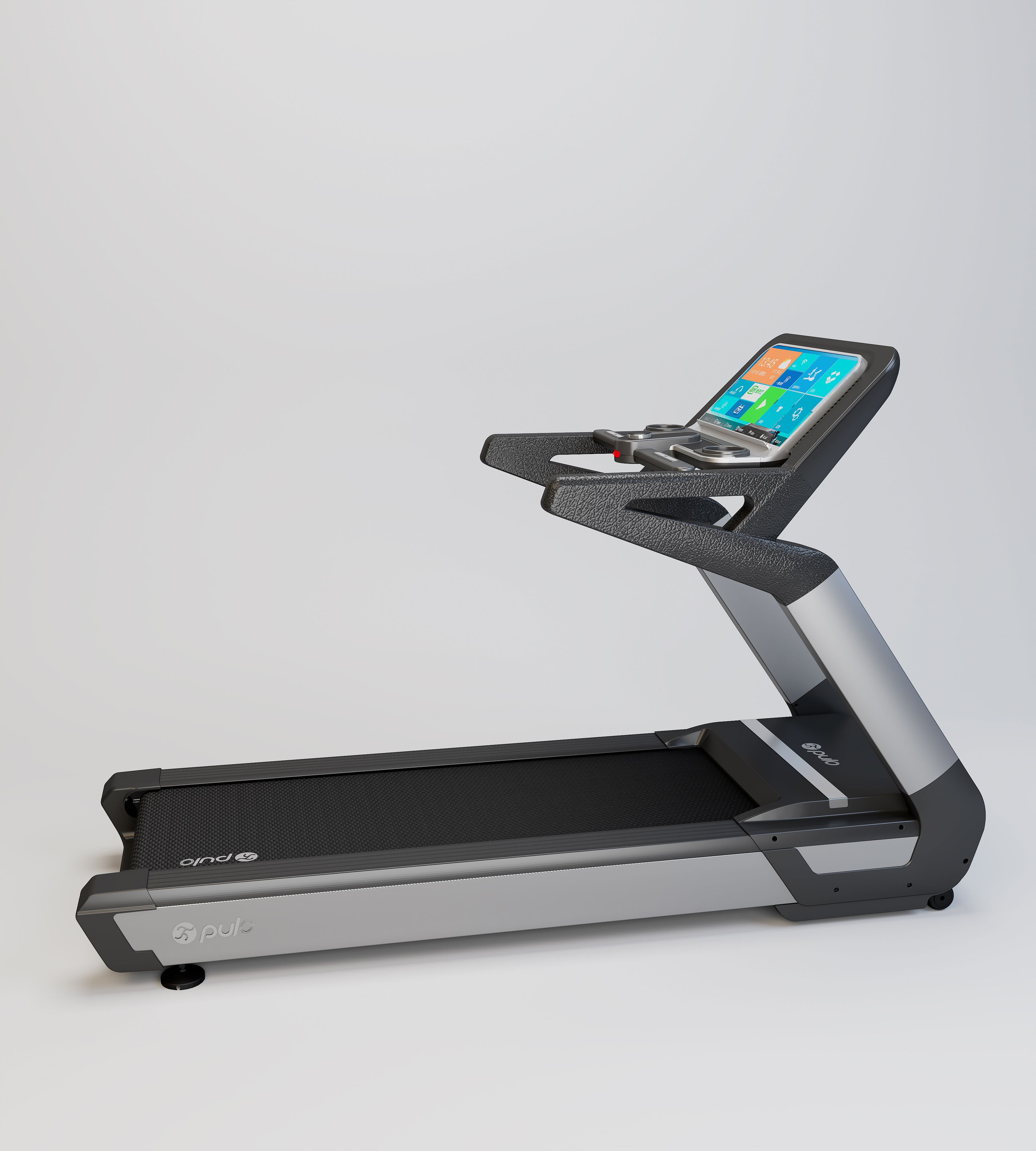 China Wholesale Indoor Running Machine Quotes Pricelist - PX01T560-L Gym Fitness Equipment Running Machine Commercial Grade Treadmill 2.5HP Motor With LCD Screen and 560 Belt Size  – Puluo detail pictures